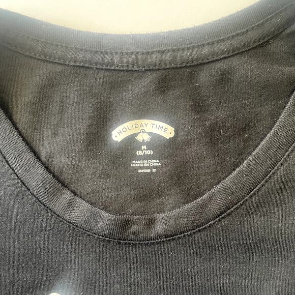 Holiday Time " Jingle all the Way" Women's Tee Shirt Sz M (8/10) - Picture 3 of 4